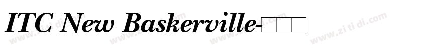 ITC New Baskerville字体转换